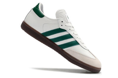 Adidas Samba Messi Indoor TF Artificial Turf Soccer Shoes - Grey/White/Green
