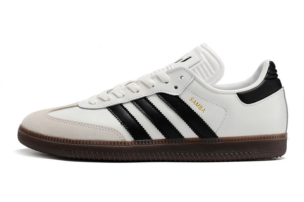 Adidas Samba Messi Indoor TF Artificial Turf Soccer Shoes - Grey/White/Black 2