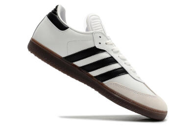 Adidas Samba Messi Indoor TF Artificial Turf Soccer Shoes - Grey/White/Black
