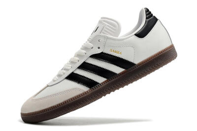 Adidas Samba Messi Indoor TF Artificial Turf Soccer Shoes - Grey/White/Black
