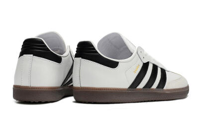 Adidas Samba Messi Indoor TF Artificial Turf Soccer Shoes - Grey/White/Black
