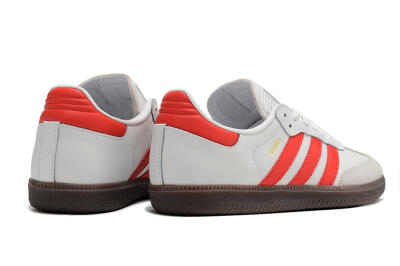 Adidas Samba Messi Indoor TF Artificial Turf Soccer Shoes - Grey/White/Red