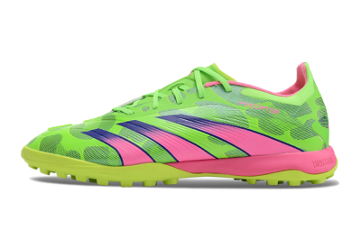 Adidas Predator 24 Elite TF Artificial Turf Soccer Shoes - Yellow/Purple/Pink
