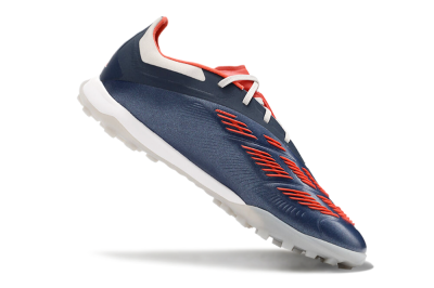 Adidas Predator 24 Elite TF Artificial Turf Soccer Shoes - White/Blue/Red