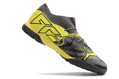 Puma Future Ultimate TF Artificial Turf Soccer Shoes - Black/Grey/Yellow