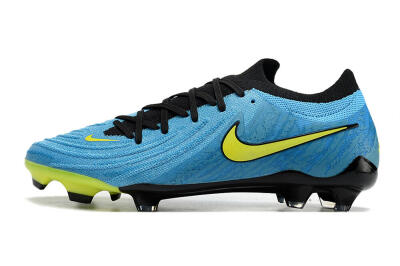 Nike Phantom Luna Elite NU FG Firm Ground Soccer Cleats - Blue/Black/Yellow