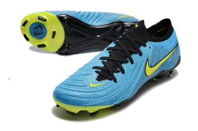 Nike Phantom Luna Elite NU FG Firm Ground Soccer Cleats - Blue/Black/Yellow
