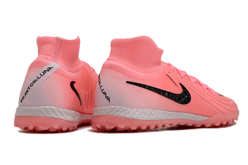 Nike Phantom Luna Elite NU TF Artificial Turf Soccer Shoes - Red/Pink/Black 6
