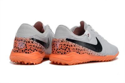 Nike Tiempo Legend 10 Elite TF Artificial Turf Soccer Shoes - Grey/Black/Orange