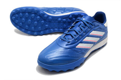 Adidas Copa Pure.3 TF Artificial Turf Soccer Shoes - Blue/White/Pink