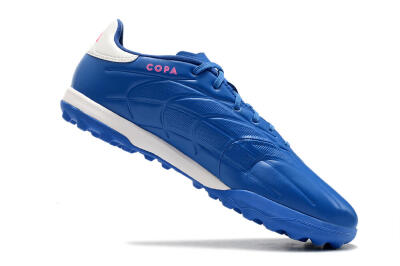 Adidas Copa Pure.3 TF Artificial Turf Soccer Shoes - Blue/White/Pink