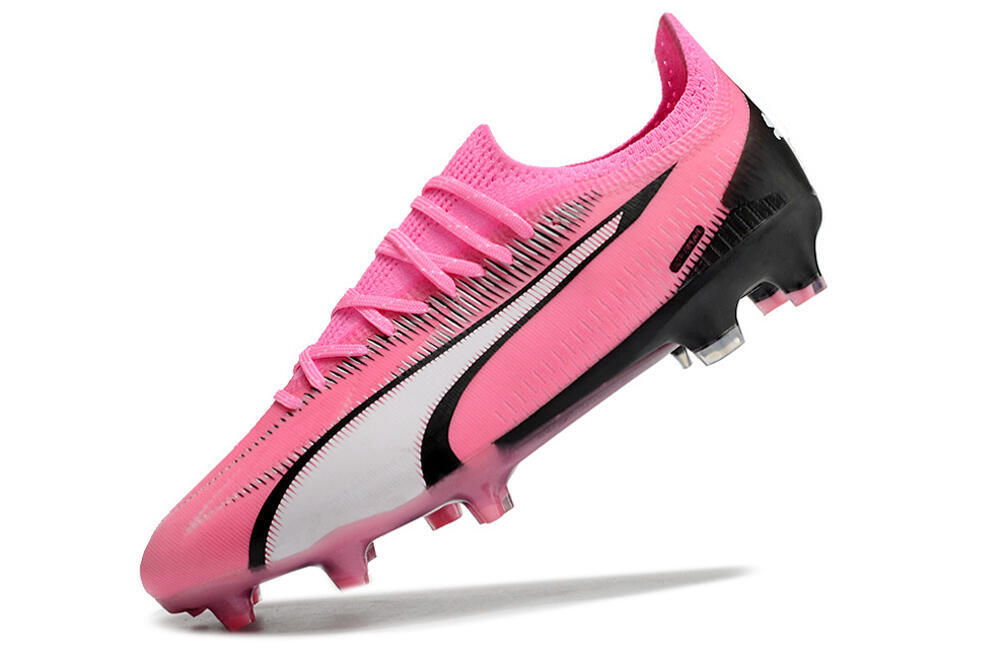 Puma Ultra Ultimate FG Firm Ground Soccer Cleats - Pink/White/Black 5