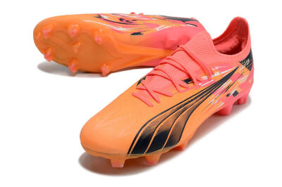 Puma Ultra Ultimate FG Firm Ground Soccer Cleats - Yellow/Black/Red