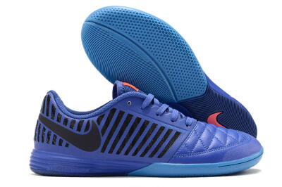 Nike Lunar Gato 2 IC Indoor & Futsal Soccer Shoes - Blue/Black/Pink
