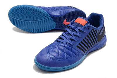 Nike Lunar Gato 2 IC Indoor & Futsal Soccer Shoes - Blue/Black/Pink