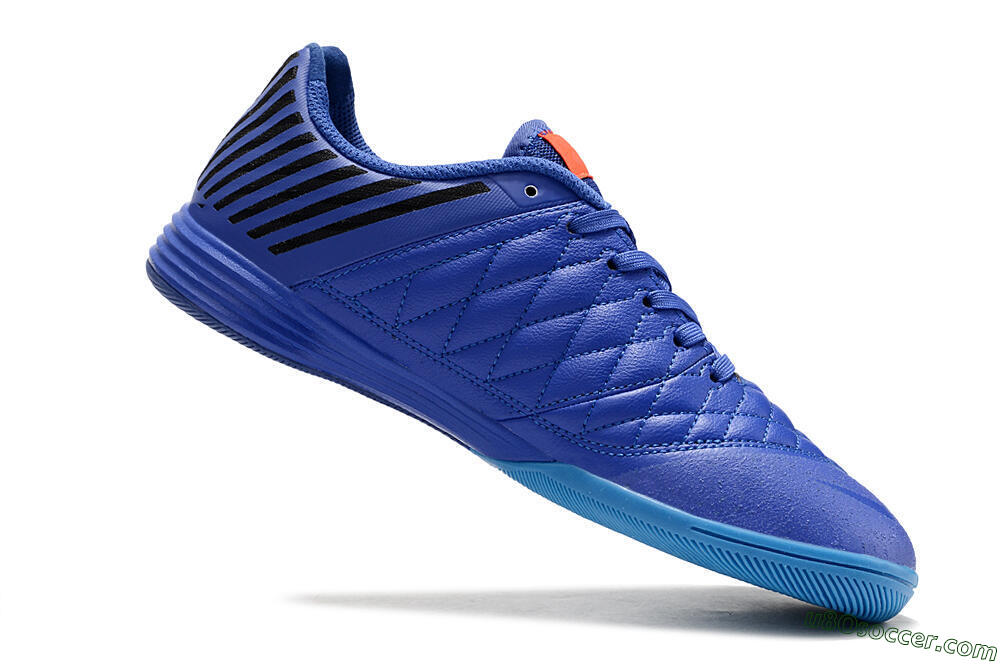 Nike Lunar Gato 2 IC Indoor & Futsal Soccer Shoes - Blue/Black/Pink 4