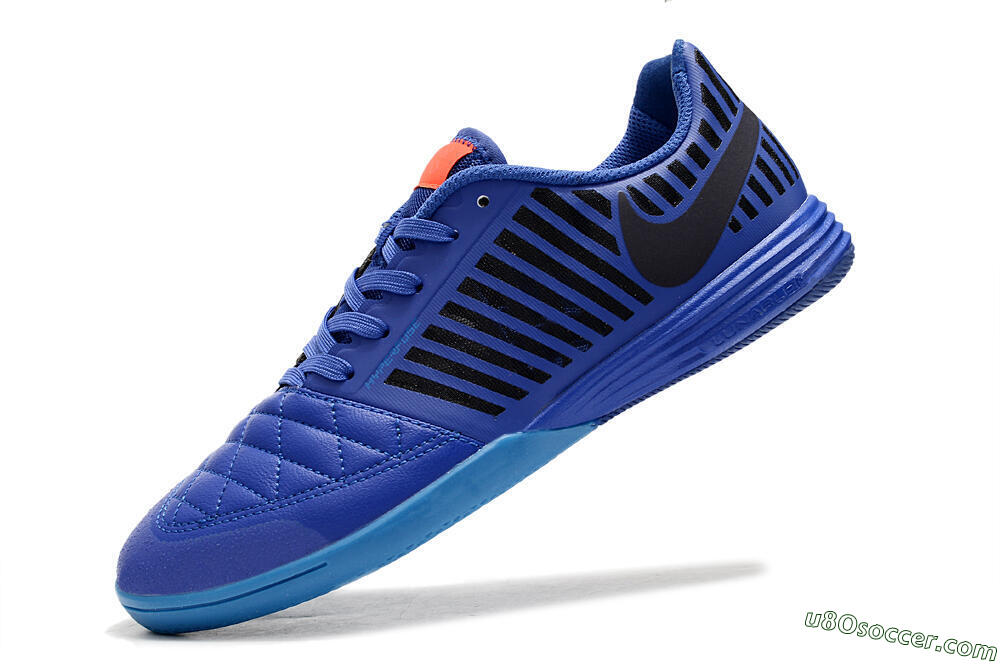 Nike Lunar Gato 2 IC Indoor & Futsal Soccer Shoes - Blue/Black/Pink 5