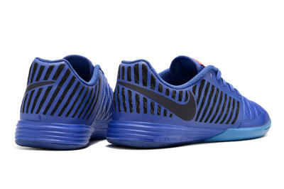 Nike Lunar Gato 2 IC Indoor & Futsal Soccer Shoes - Blue/Black/Pink