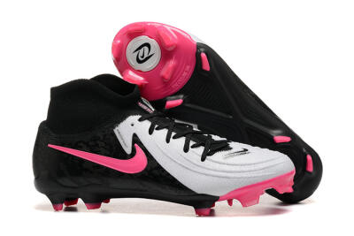 Nike Phantom Luna Elite FG Firm Ground Soccer Cleats - White/Black/Pink