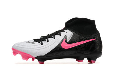Nike Phantom Luna Elite FG Firm Ground Soccer Cleats - White/Black/Pink
