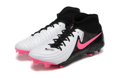 Nike Phantom Luna Elite FG Firm Ground Soccer Cleats - White/Black/Pink