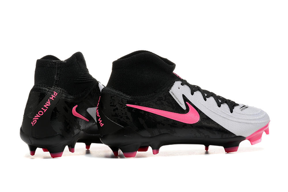 Nike Phantom Luna Elite FG Firm Ground Soccer Cleats - White/Black/Pink 9