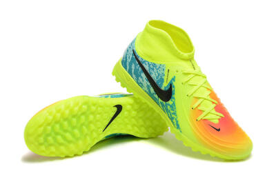 Nike Phantom GX 2 Luna Elite TF Artificial Turf Soccer Shoes - Yellow/Blue/Black
