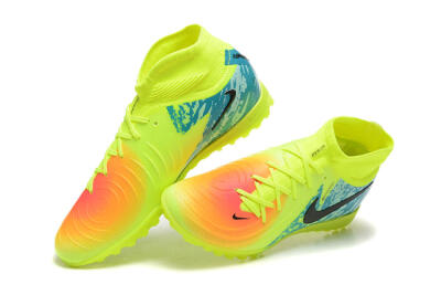 Nike Phantom GX 2 Luna Elite TF Artificial Turf Soccer Shoes - Yellow/Blue/Black