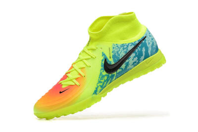 Nike Phantom GX 2 Luna Elite TF Artificial Turf Soccer Shoes - Yellow/Blue/Black