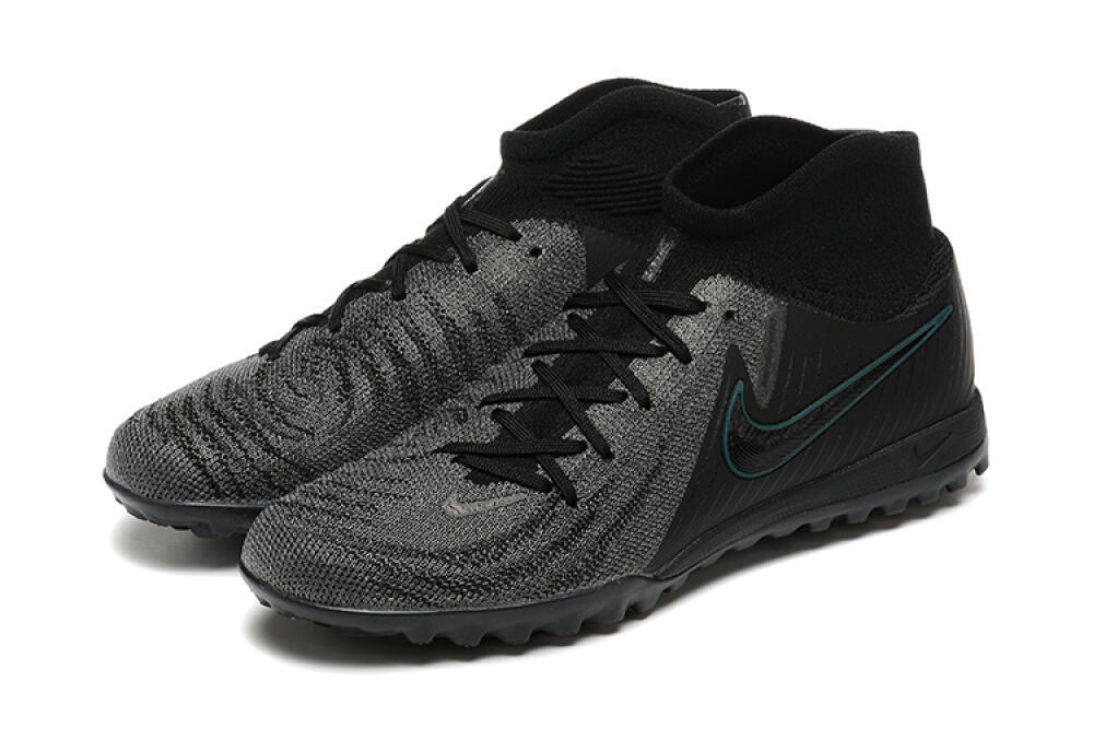 Nike Phantom GX 2 Luna Elite TF Artificial Turf Soccer Shoes - Grey/Black/Jade 5