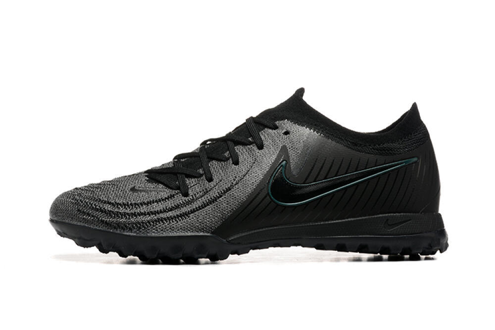 Nike Phantom GX 2 Elite TF Artificial Turf Soccer Shoes - Grey/Black/Jade 2