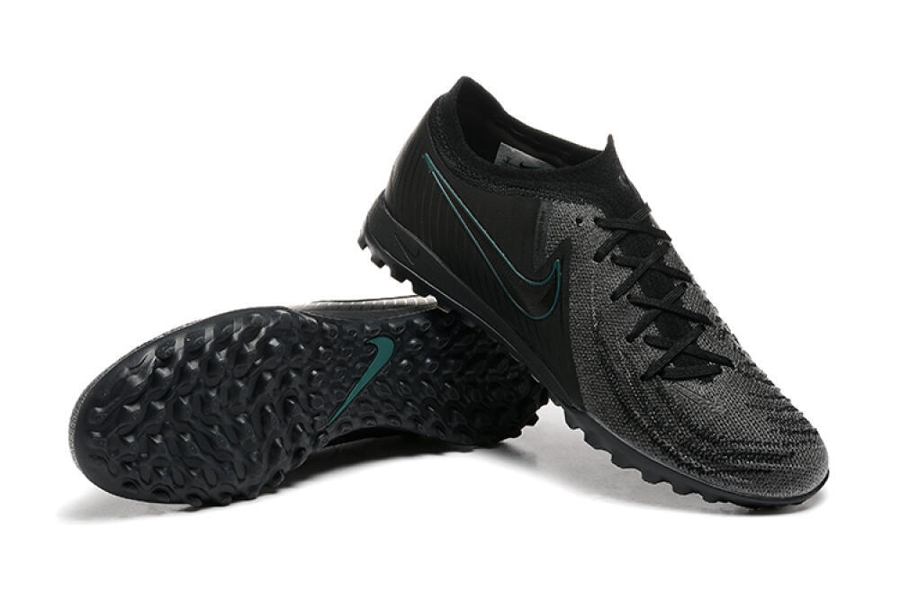 Nike Phantom GX 2 Elite TF Artificial Turf Soccer Shoes - Grey/Black/Jade 4