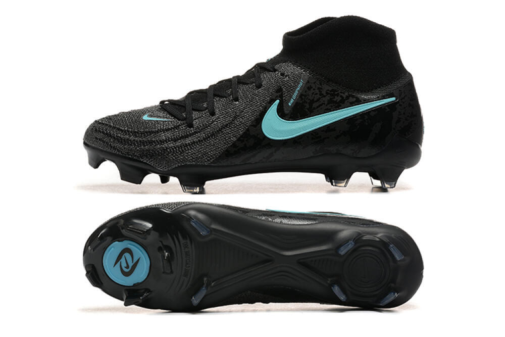 Nike Phantom Luna Elite FG Firm Ground Soccer Cleats - Grey/Black/Jade 0