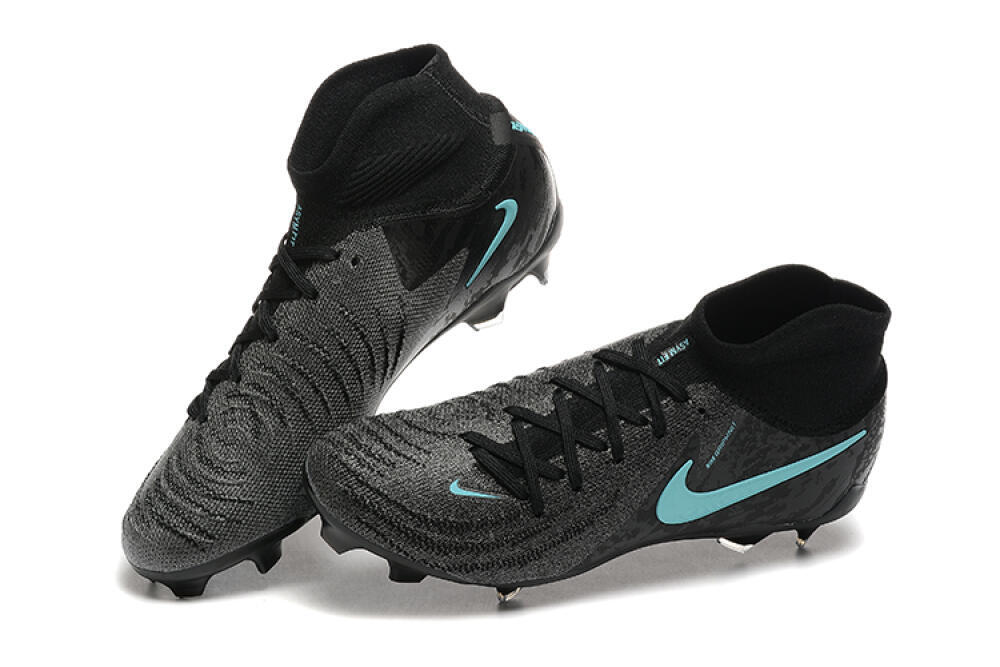Nike Phantom Luna Elite FG Firm Ground Soccer Cleats - Grey/Black/Jade 6
