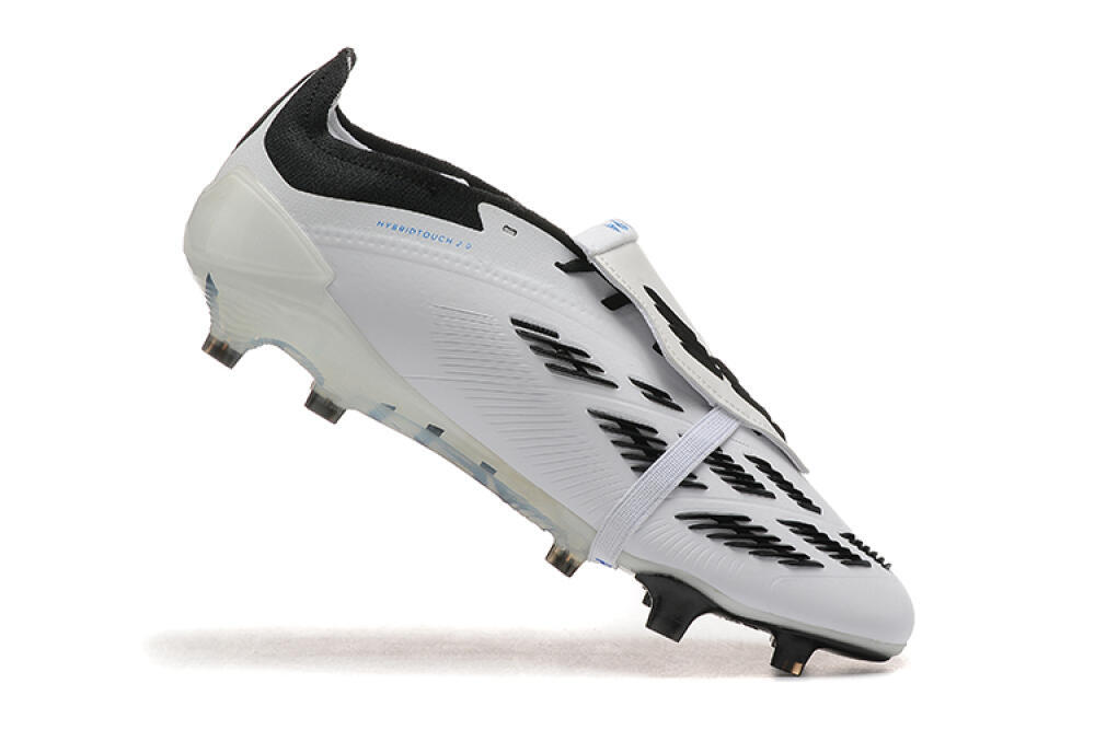 Adidas Predator Elite Foldover Tongue FG Firm Ground Soccer Cleats - White/Rainbow 7