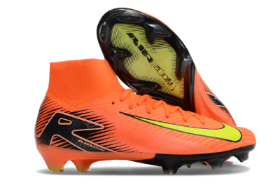 Nike Air Zoom Mercurial Superfly 10 Elite FG Firm Ground Soccer Cleats - Orange/Black/Yellow