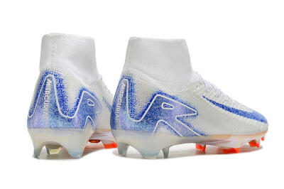 Nike Air Zoom Mercurial Superfly 10 Elite FG Firm Ground Soccer Cleats - Grey/Blue/Orange