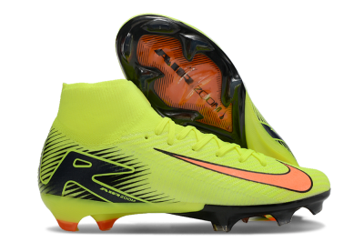 Nike Air Zoom Mercurial Superfly 10 Elite FG Firm Ground Soccer Cleats - Yellow/Black/Orange