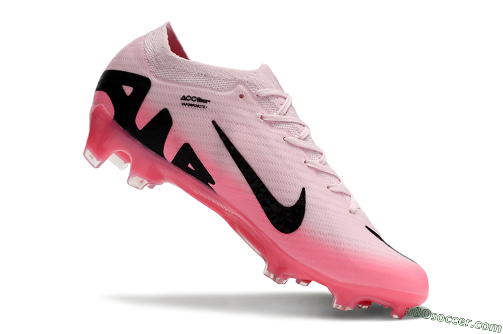 Nike Air Zoom Mercurial Vapor 15 Elite FG Firm Ground Soccer Cleats - Pink/Black 4