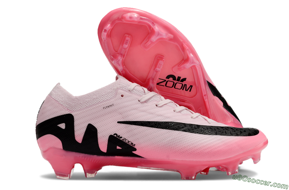 Nike Air Zoom Mercurial Vapor 15 Elite FG Firm Ground Soccer Cleats - Pink/Black 1