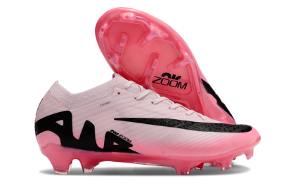 Nike Air Zoom Mercurial Vapor 15 Elite FG Firm Ground Soccer Cleats - Pink/Black