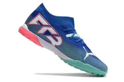 Puma Future Ultimate TF Artificial Turf Soccer Shoes - Blue/White/Pink