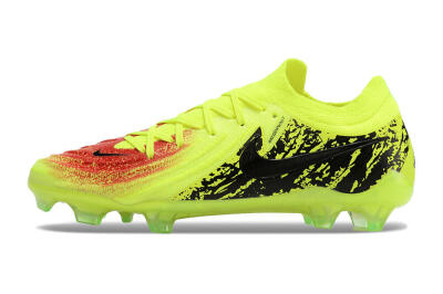 Nike Phantom Luna Elite NU FG Firm Ground Soccer Cleats - Yellow/Red/Black