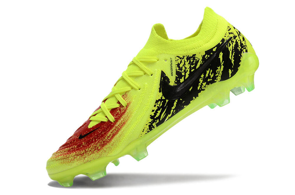 Nike Phantom Luna Elite NU FG Firm Ground Soccer Cleats - Yellow/Red/Black 5