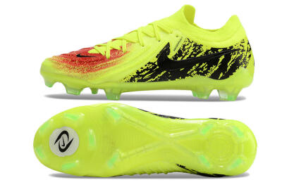 Nike Phantom Luna Elite NU FG Firm Ground Soccer Cleats - Yellow/Red/Black