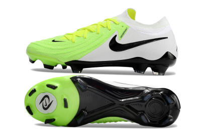 Nike Phantom Luna Elite NU FG Firm Ground Soccer Cleats - Green/White/Black
