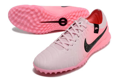 Nike Tiempo Legend 10 Elite TF Artificial Turf Soccer Shoes - Pink/White/Black