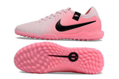 Nike Tiempo Legend 10 Elite TF Artificial Turf Soccer Shoes - Pink/White/Black