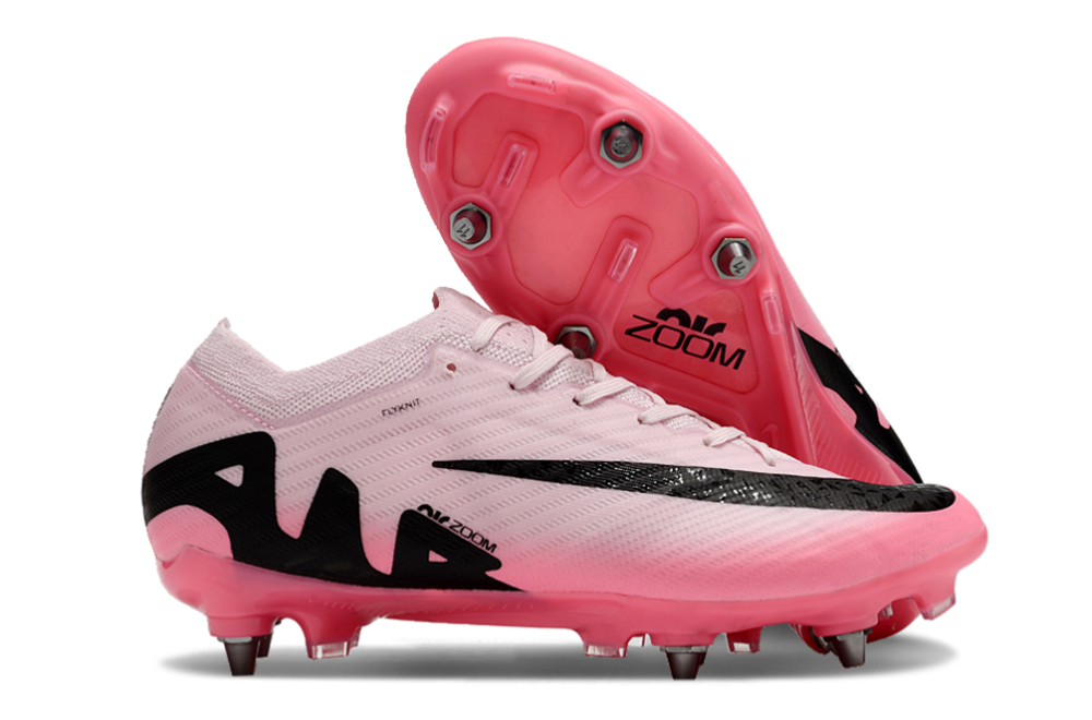 Nike Air Zoom Mercurial Vapor 15 Elite SG Soft Ground Soccer Cleats - Pink/Black 1