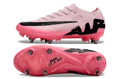 Nike Air Zoom Mercurial Vapor 15 Elite SG Soft Ground Soccer Cleats - Pink/Black